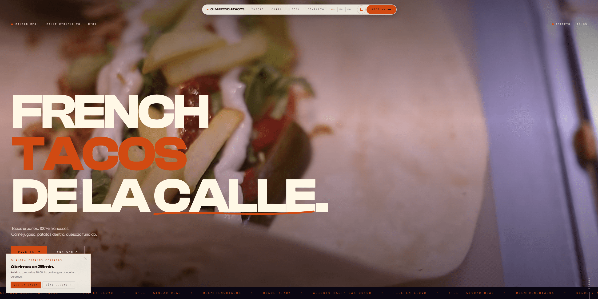 Captura de la web frenchtacos.vercel.app