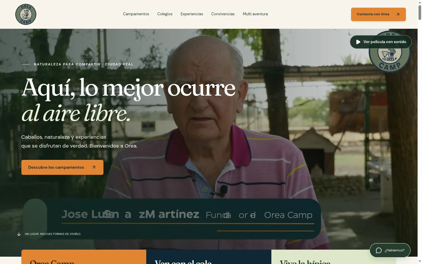 Granja Orea · Orea Camp