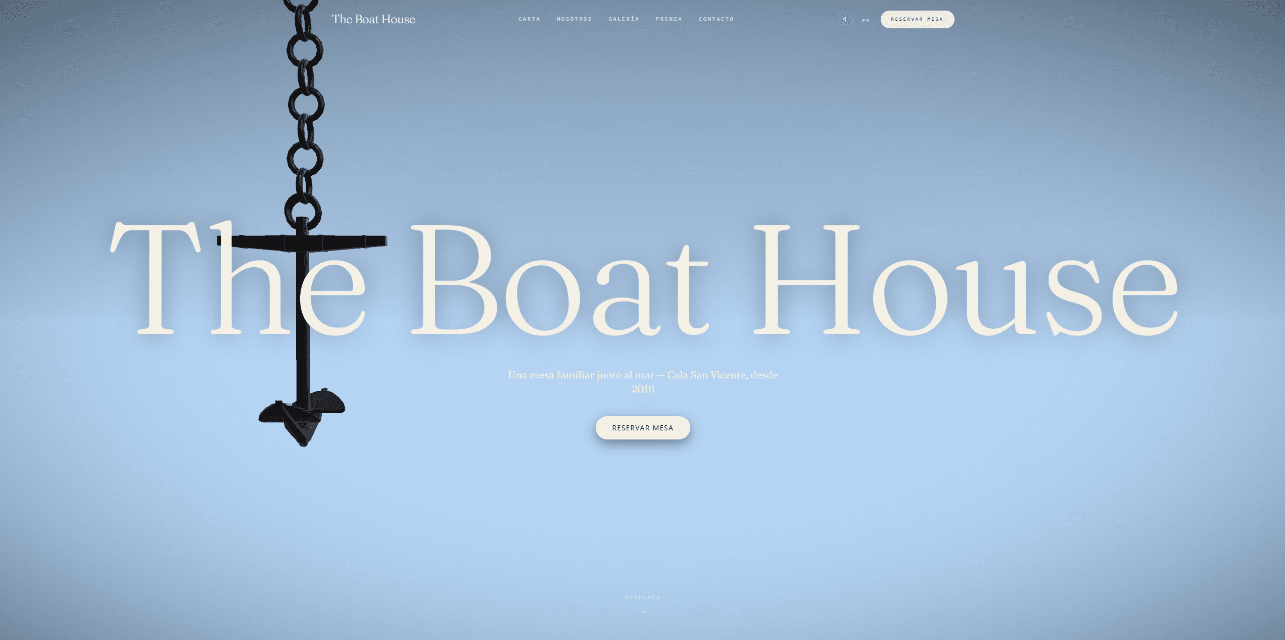 Captura de la web ibizarestaurante.vercel.app